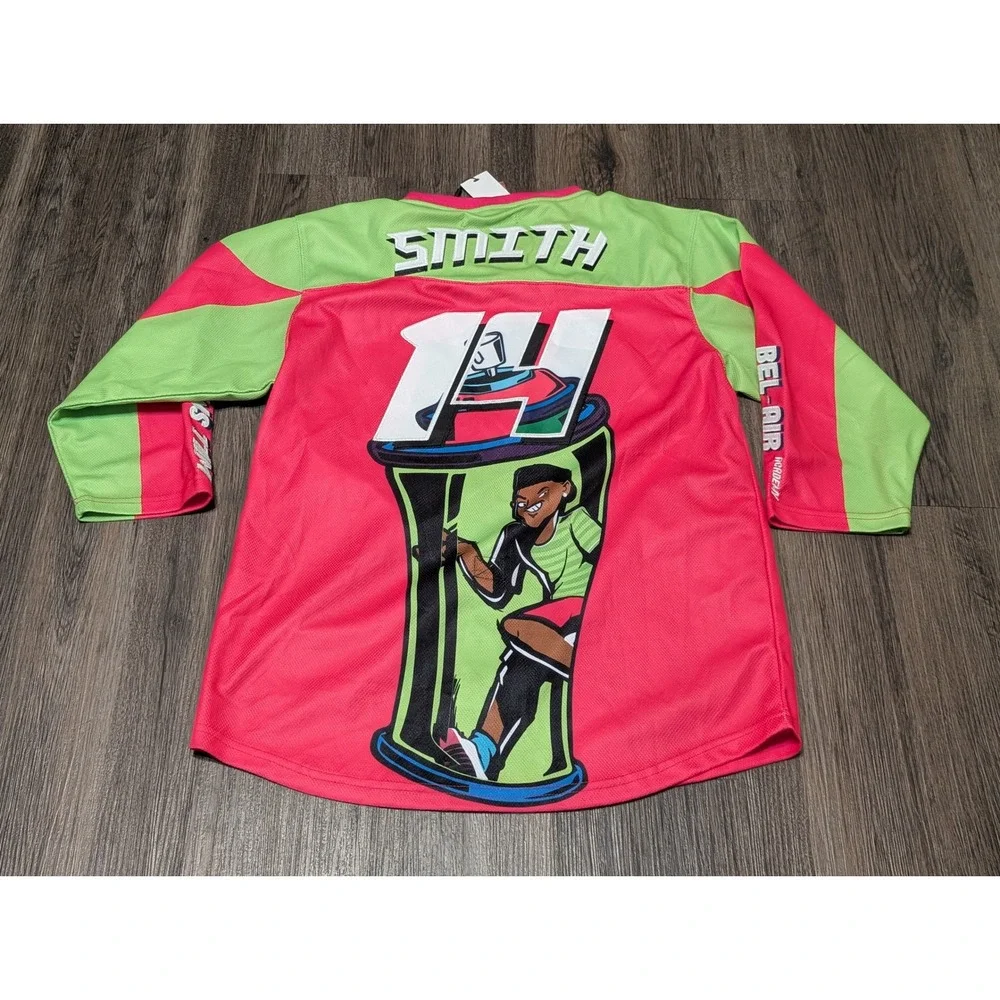 Headgear Classics Fresh Prince Bel-Air Jersey Long‎ Sleeve Shirt Youth XL